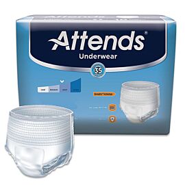 Attends Adult Pull-On Extra Absorbency Protective Underwear Medium 34" - 44"