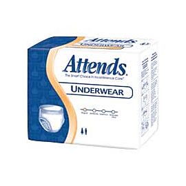 Attends Unisex Regular Absorbency Value Tier Protective Underwear Medium 34" - 44"