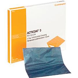 ACTICOAT Antimicrobial Barrier Burn Dressing with Nanocrystalline Silver 4" x 4"