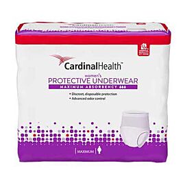 Cardinal Maximum Absorbency Protective Underwear for Women, Large, 45 - 58", 130 - 230 lbs.