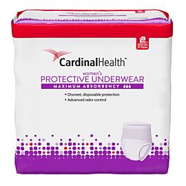 Cardinal Maximum Absorbency Protective Underwear for Women, Extra Large, 58 - 68", 195 - 245 lbs.