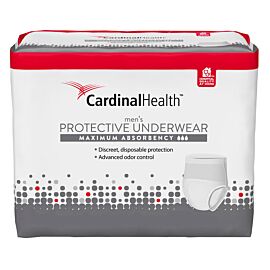 Cardinal Maximum Absorbency Protective Underwear for Men, Large/Extra Large, 45 - 58", 130 - 230 lbs.