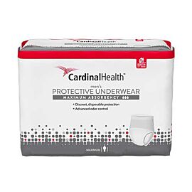 Cardinal Maximum Absorbency Protective Underwear for Men, Medium, 32 - 44", 95 - 185 lbs.