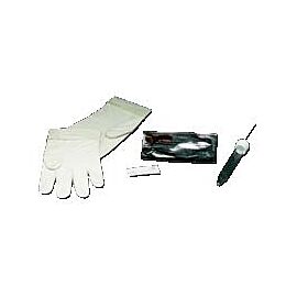 Rigid Female Catheter Kit with Gloves 8 Fr