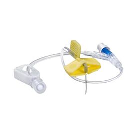 HuberPlus Safety Infusion Set, 22G x 1/2", without Y-Injection Site and Needleless Injection Cap