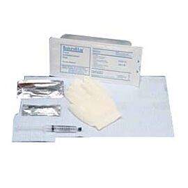 BARDIA Insertion Tray with 30 cc Syringe and PVI Swabs (without Catheter and Bag)