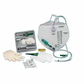Complete Care Add-A-Foley Tray with Drainage Bag and BARD Safety Flow Outlet Device
