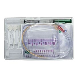 SureStep Foley Tray System Lubri-Sil I.C. Complete Care Temperature-Sensing Foley Catheter Tray and Urine Meter, 16 Fr