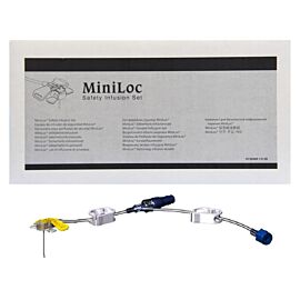 MiniLoc Safety Infusion Set 22G x 1", with Y-Site