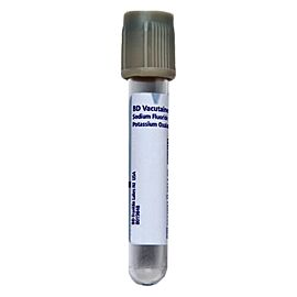 BD Vacutainer Glass Fluoride Tube, 16x100 mm, 10.0 mL