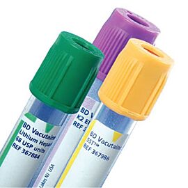 Vacutainer Plus Plastic Serum Tube with Red/Gray Conventional Closure, 8-1/2 mL, 16 mm x 100 mm