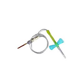 Vacutainer Safety-Lok Blood Collection Wingset, 23 G x 3/4", 12" Tubing, Green