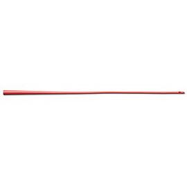 Smooth Tip Red Rubber Intermittent Catheter 14 Fr 16"