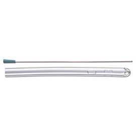 Medline Clear Vinyl Intermittent Catheter, 10 Fr, 16"