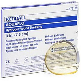 Dermacea Aquaflo Hydrogel Wound Dressing Disc 4-3/4"