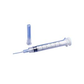 Monoject Rigid Pack Syringe with Hypodermic Needle 21G x 1", 3 mL (100 count)