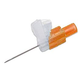 Magellan Hypodermic Safety Needle, Orange, 25G x 1-1/2"