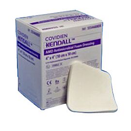 AMD Antimicrobial Polyurethane Foam Dressing 6" x 6"