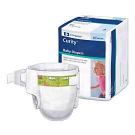 Curity Baby Diapers 2 Small/Medium 12 - 18 lbs.