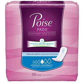 Poise Pad Moderate Absorbency 11"