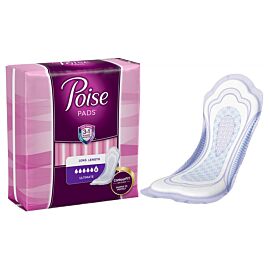 Poise Ultimate Long Pads, Non-Winged