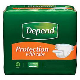 Depend Protection Brief with 4 Tabs Small/Medium 19" - 34"