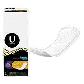 U by Kotex Premium Flat Lightdays Extra Coverage Unscented Liners