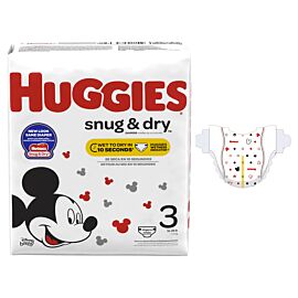 Huggies Snug and Dry Diapers, Size 3, Jumbo Pack, 31 Ct