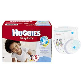 Huggies Snug and Dry Diapers, Size 5, Jumbo Pack, 22 Ct