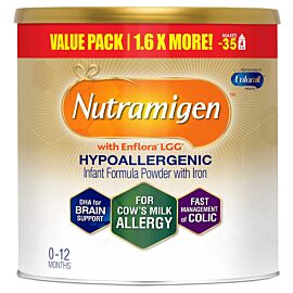 Nutramigen with Enflora LGG Infant Formula Powder 12.60 oz. Can