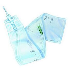 Self-Cath Closed System Tapered Tip Coude With Guide Stripe, 14 Fr, 16", 1100 ml Bag