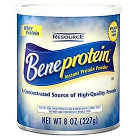 Resource Beneprotein Instant Protein Unflavored Powder 8 oz. Canister