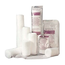 Conforming Stretch Gauze Bandage 2" x 75", Unstretched, Sterile, Latex Free.