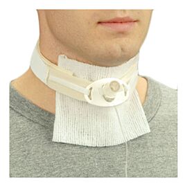 Trach Tube Holder with Narrow Fastener, Adult, Up to 20" Neck Circumference