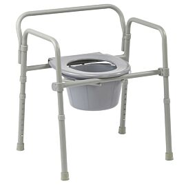 Competitive Edge 3-in-1 Folding Commode, 350lb Capacity