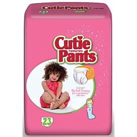 Cuties Refastenable Training Pants for Girls 2T-3T, up to 34 lbs.
