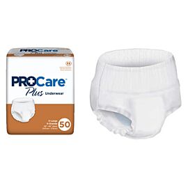 PROCare Plus Protective Underwear, X-Large, 58" - 68"