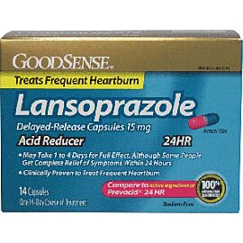 Lansoprazole Capsule, 15 mg (14 Count)