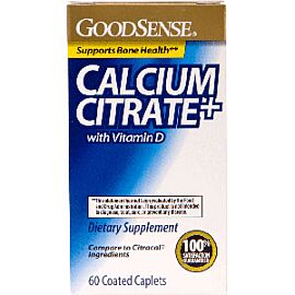 Calcium Citrate+ and Vitamin D Caplet (60 Coated Caplet)