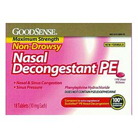 Nasal Decongestant Tablet (18 Count)
