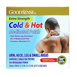 Hot and Cold Medicated Patch, 3-1/7" x 4-3/4" (5 Count)