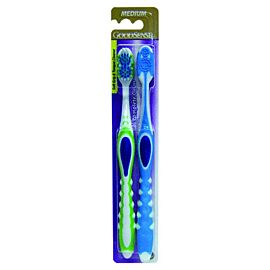 Complete Clean Medium Toothbrush with Tongue Cleaner