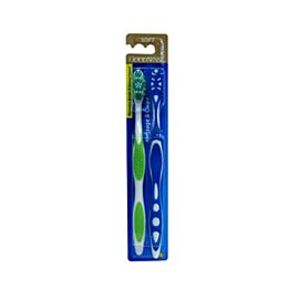 Massage and Clean Soft Toothbrush with Tongue Cleaner