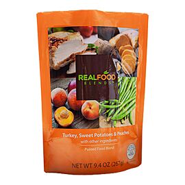 Real Food Blends Tube-Fed Meals, Turkey, Sweet Potatoes & Peaches, 9.4 oz