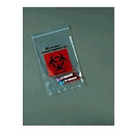Biohazard ZipLock Bag, 9" x 12"