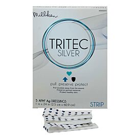 Tritec Silver Antimicrobial Wound Dressing, 1" x 24" Strip
