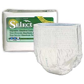 Tranquility Select Youth Disposable Absorbent Underwear X-Small Fits 65-85lbs,  15" - 25"