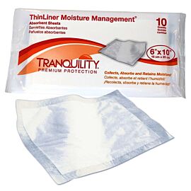 Tranquility ThinLiner Absorbent Sheets 6" x 10"