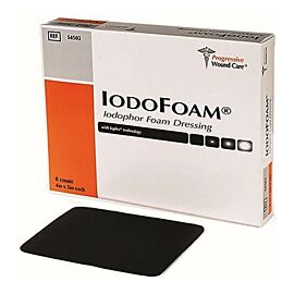 IodoFoam Controlled Release Iodine Foam Wound Dressing, 4" x 5"