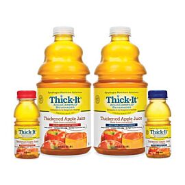 Thick-It AquaCare H2O Thickened Apple Juice Nectar Consistency, 1/2 Gallon